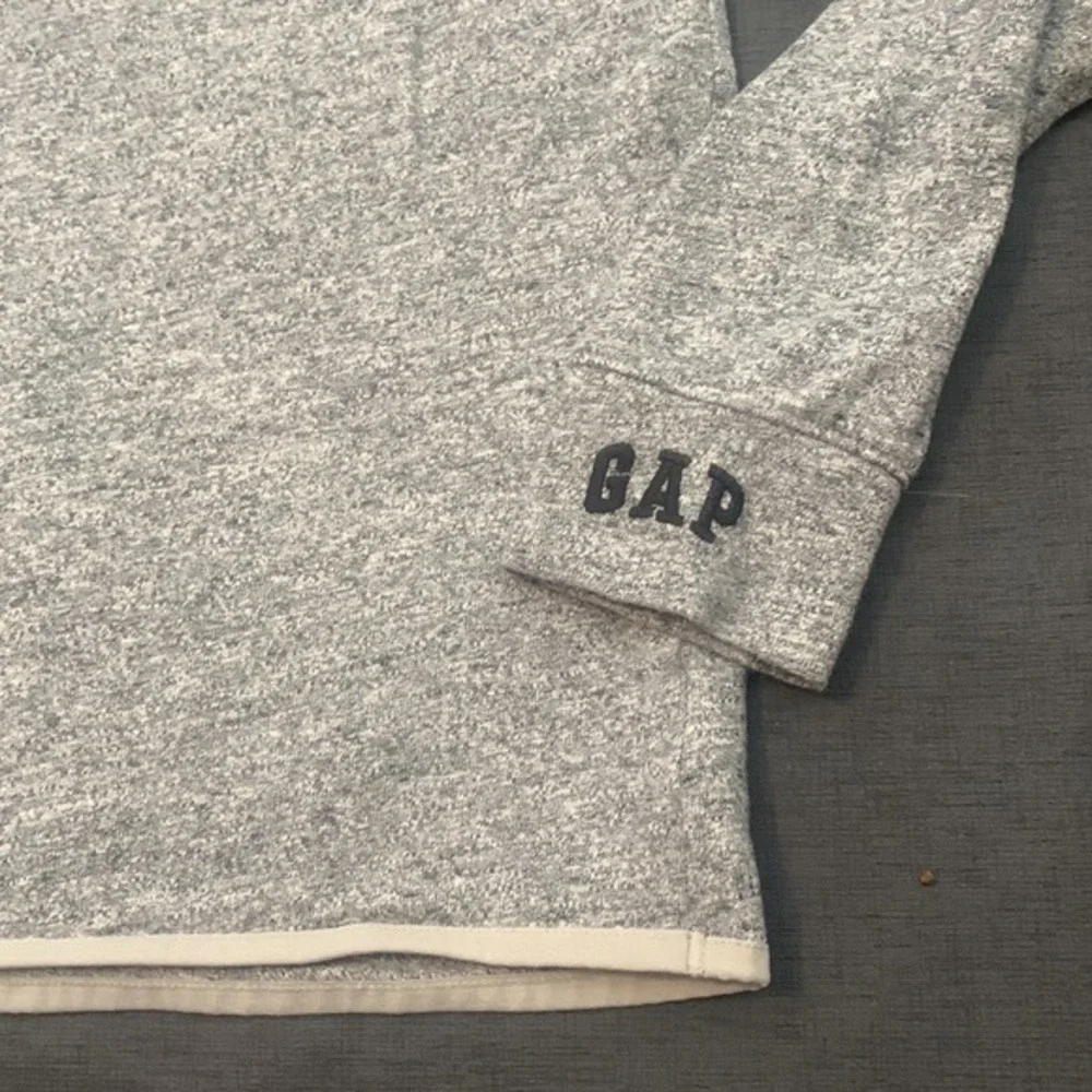 GAP Kids Gray 1/4‎ Zip Pullover Long Sleeve Sweatshirt Top Youth Boys Size XXL